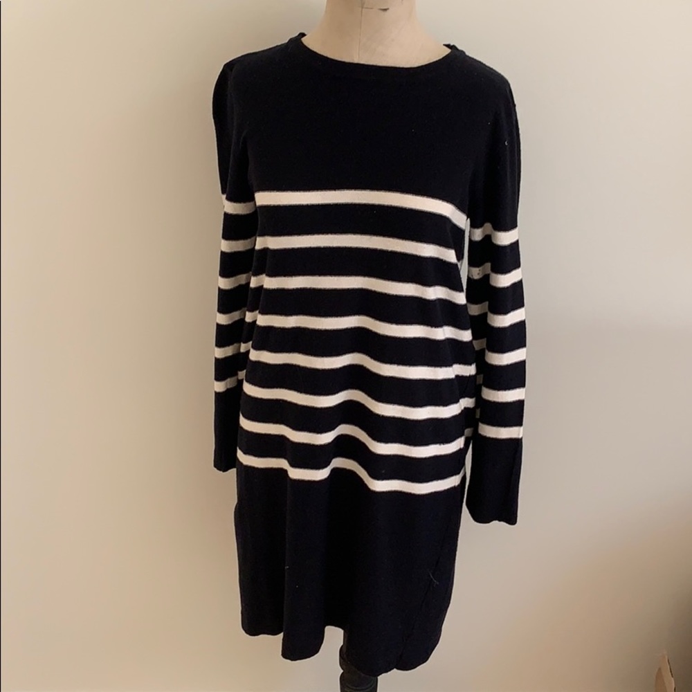 APC Breton Stripe sweater dress M